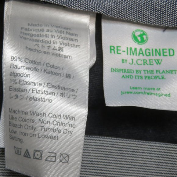 J Crew 484 Slim Fit 32 x 32 Brushed Twill Pants New Dark Green Navy Blue Chino - Picture 6 of 10